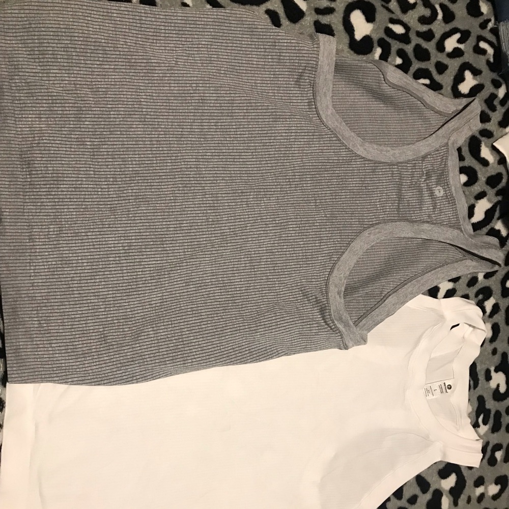 Ribbed Racerback tops new without tags